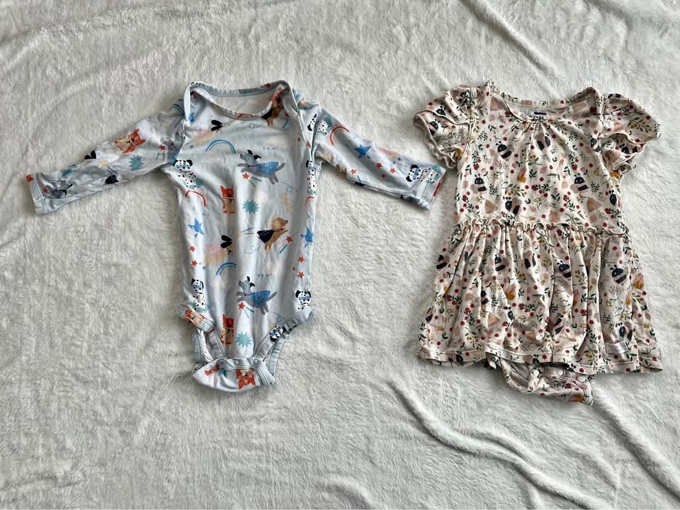 Loulou Lollipop Baby Onesies 12-18 Months