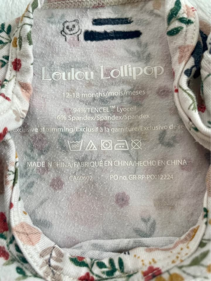 Loulou Lollipop Baby Onesies 12-18 Months - photo 5
