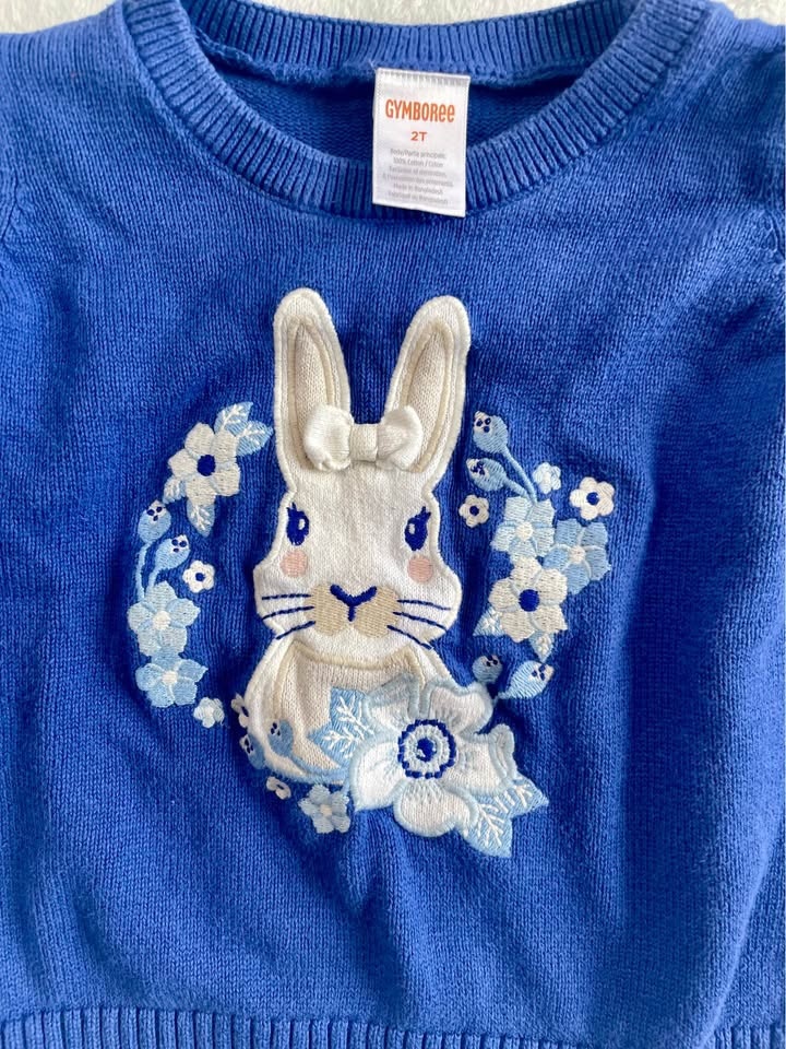 Gymboree 2T Bunny Sweater & Hatley 9-18mo Unicorn Sweater - photo 2