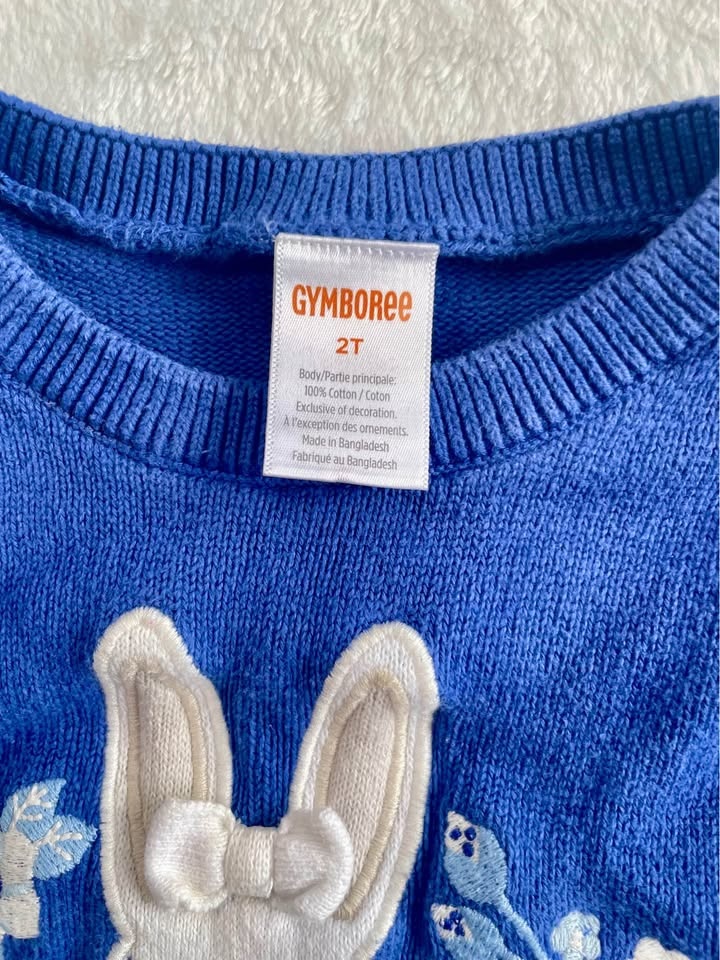 Gymboree 2T Bunny Sweater & Hatley 9-18mo Unicorn Sweater - photo 3