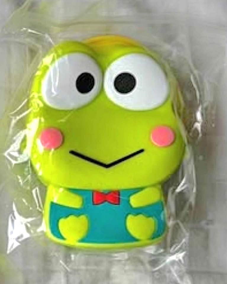 Daushe Keroppi Style Frog Pouch Wallet Bag Lanyard Set