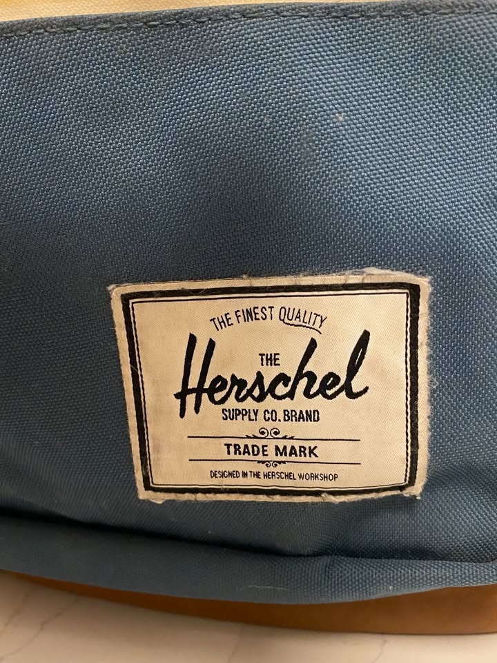 Herschel Backpack (Light Blue/Brown faux leather) - photo 5