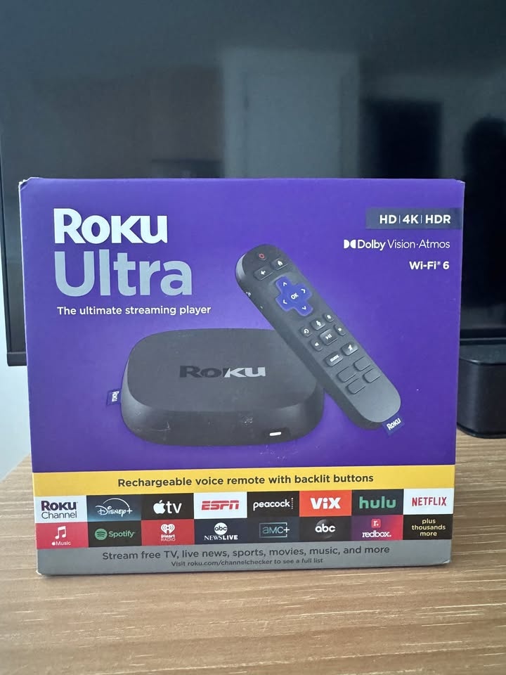 BRAND NEW ROKU ULTRA HD 4K HDR THE ULTIMATE STREAM PLAYER