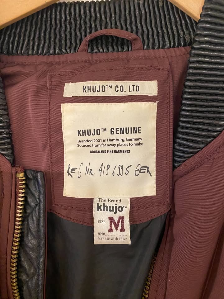 Khujo Men's Burgundy Insulated Bomber Jacket - Size M - photo 4