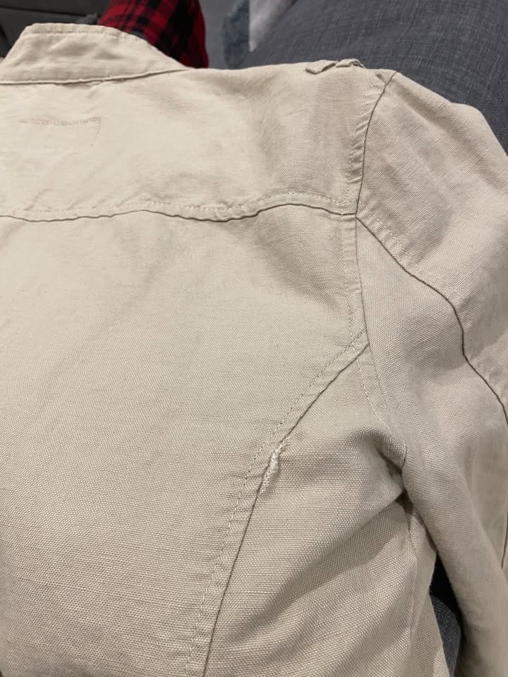 RW&Co Men's Khaki Linen Bomber Jacket - photo 5
