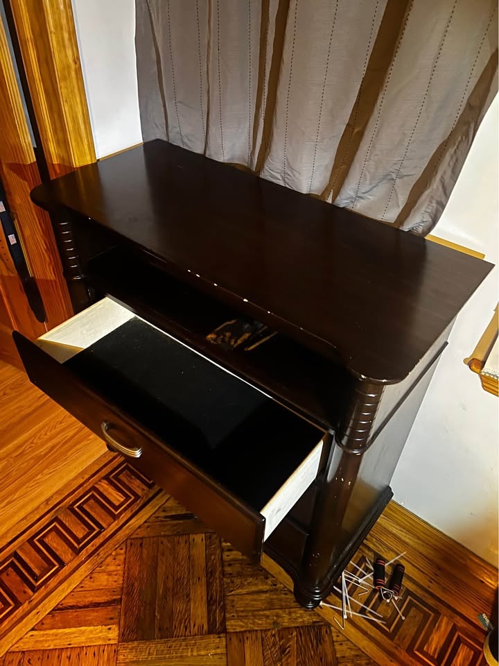 Furniture Solid Wood Dresser dark brown - photo 2