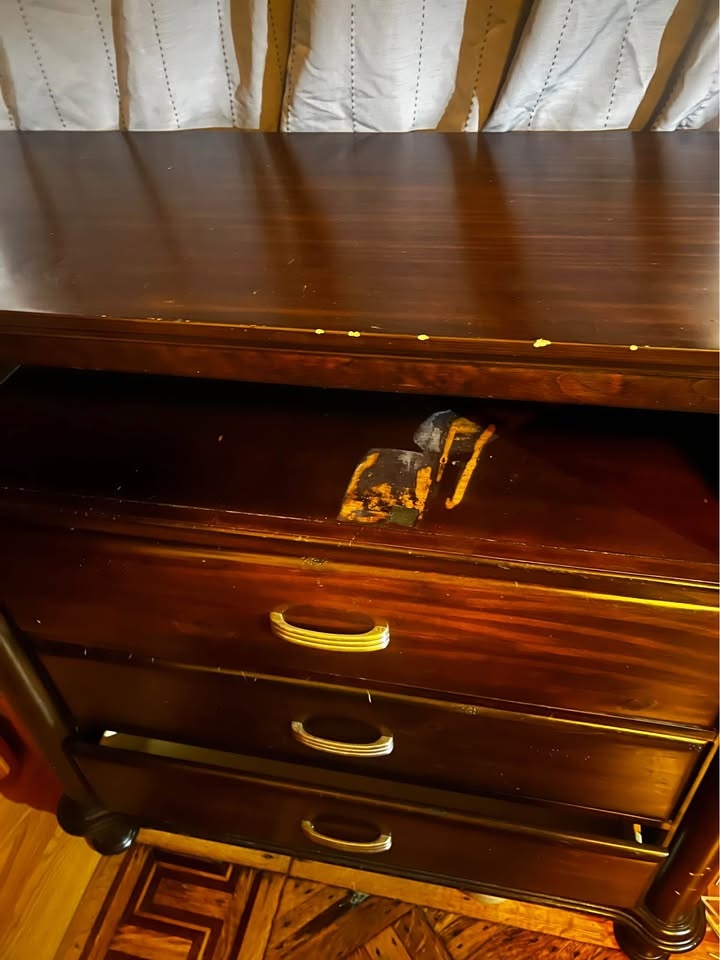 Furniture Solid Wood Dresser dark brown - photo 4