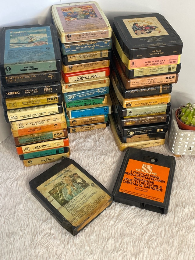 Vintage 8 Track Audio Cassettes 35