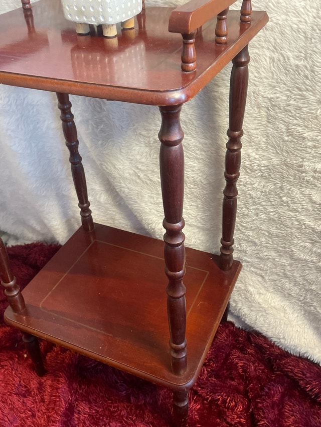 Vintage Regency Two Tiered Side Table - photo 2