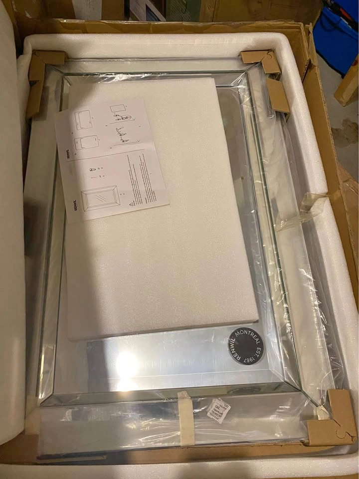 New Rogue Rectangular Mirror with Beveled Mirror Frame