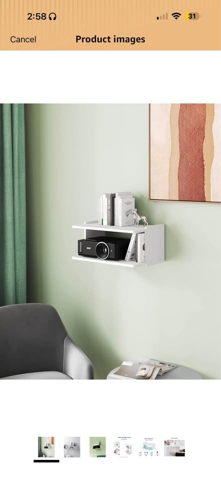 Projector shelf and mount - photo 2