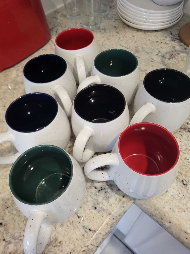 LIFVER Coffee Mugs - Set of 8 (SOLD)