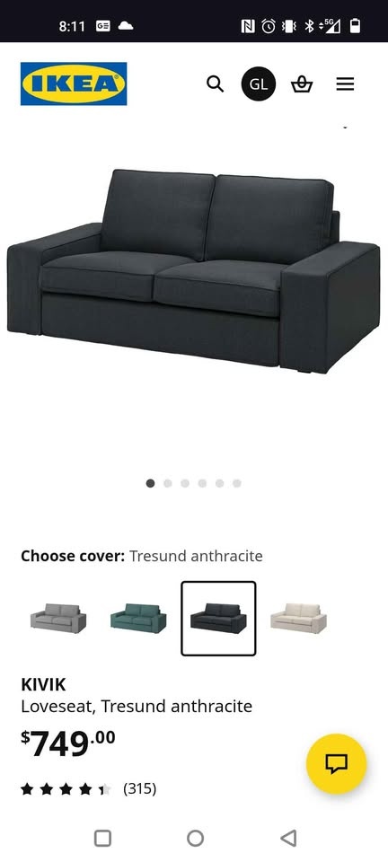 IKEA Kivik Sofa - photo 2