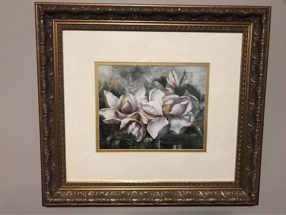 Wood framed print 17.25”x19.25”