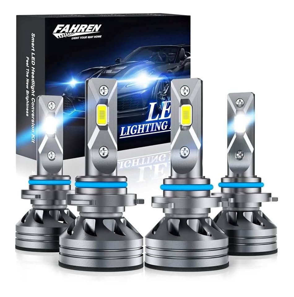 Forscher 9005 / HB3 LED Headlight Bulbs – Pack of 4