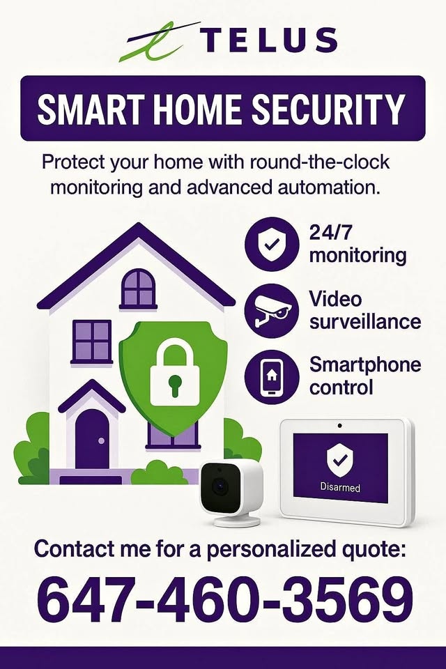 Telus Smarthome Security starting at $20