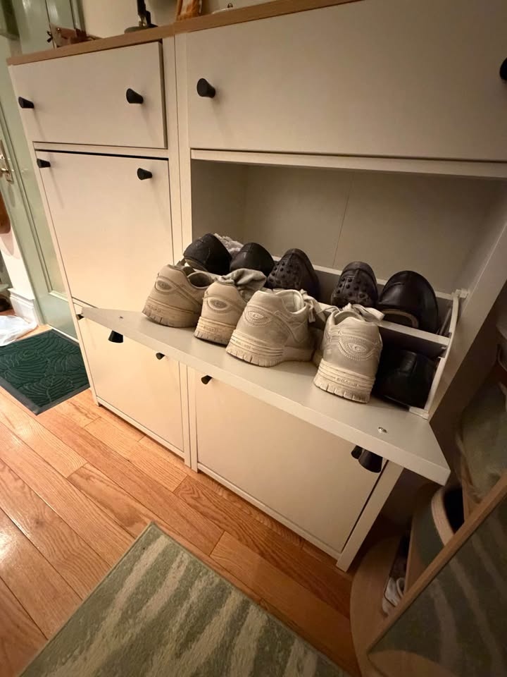Wayfair White Shoe Cabinet - 2 cabinets for $150 - photo 2