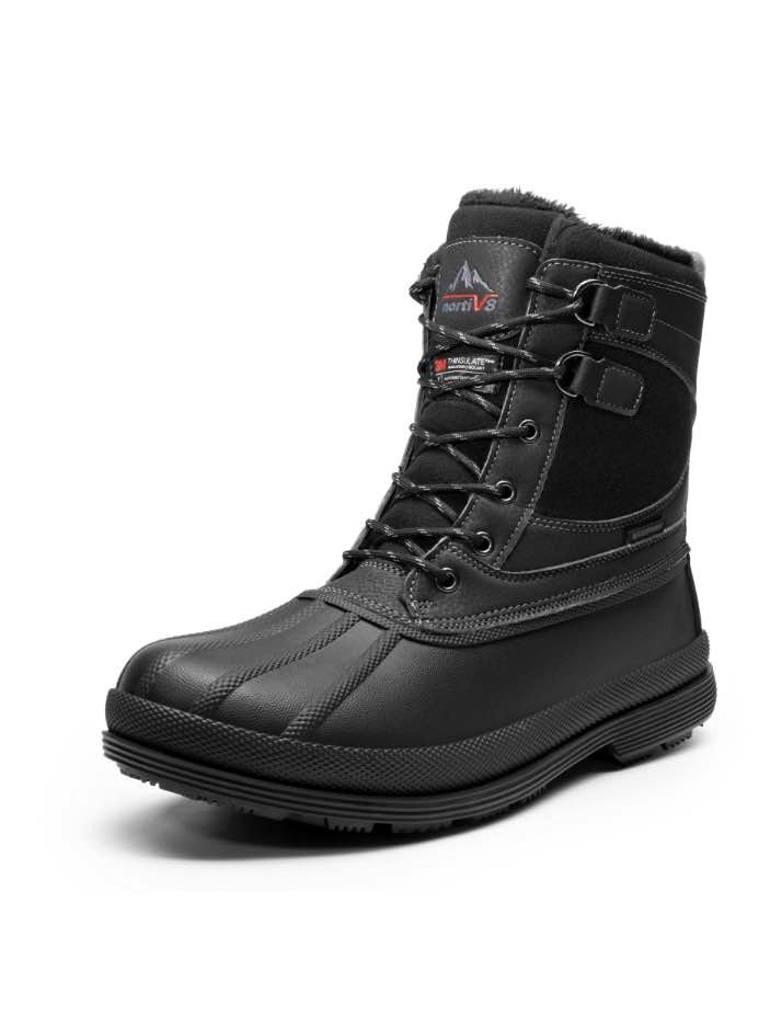 New Men's Size 14 Waterproof Insulated Winter Snow Boots
