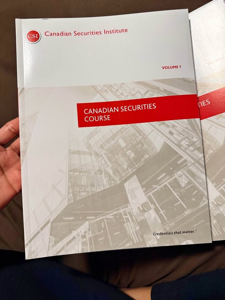 Canadian Securities Course Books | Vol 1 & 2 | CSI | Exam Ready
