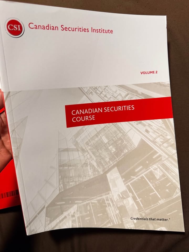 Canadian Securities Course Books | Vol 1 & 2 | CSI | Exam Ready - photo 3