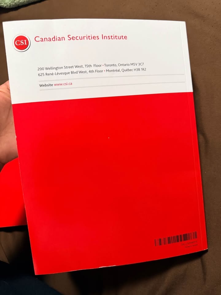 Canadian Securities Course Books | Vol 1 & 2 | CSI | Exam Ready - photo 4