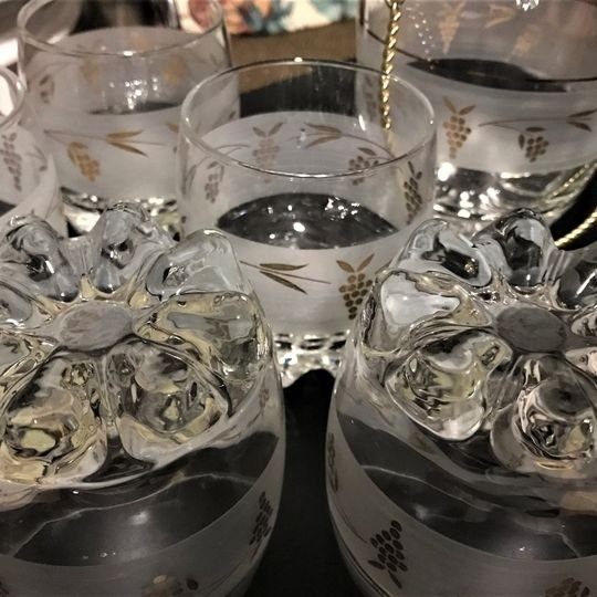 Ice Bucket with Glasses - 6 Piece Bar Set - photo 3