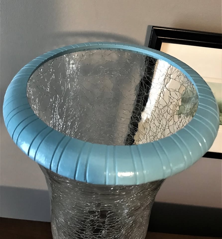 Etched Glass Vase or Candle Holder - photo 4