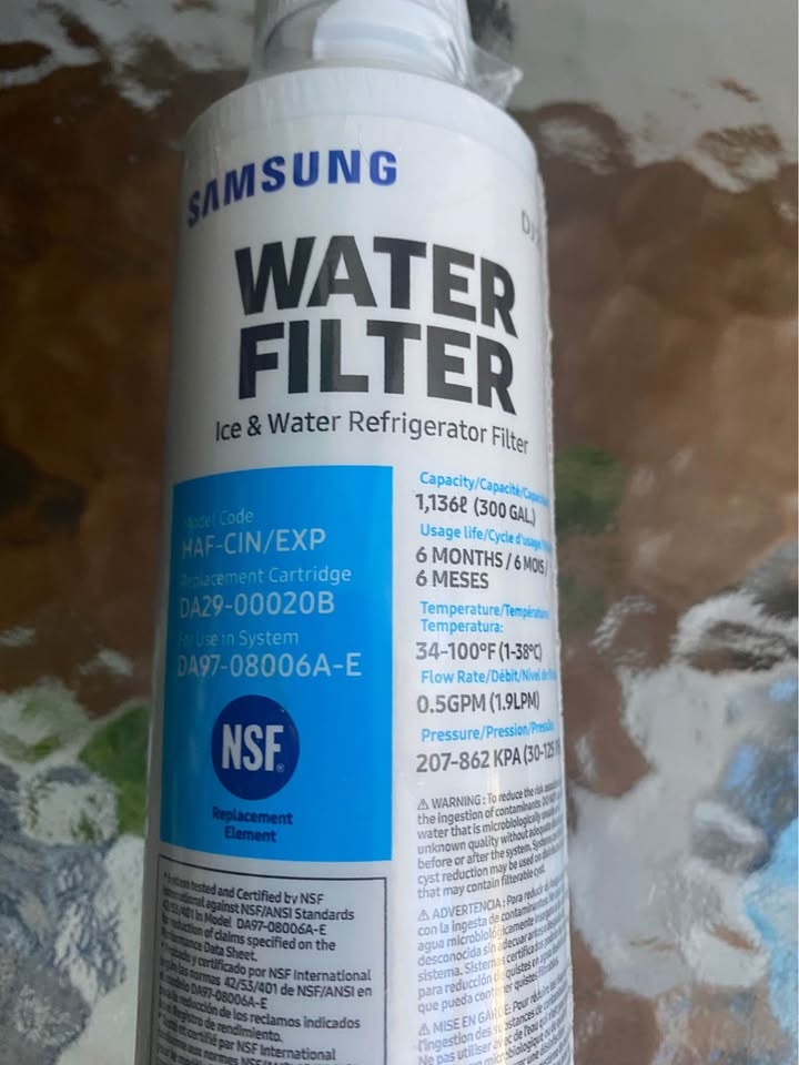 New Sealed Refrigerator Filter for Samsung DA29-00020B HAF-CIN/E - photo 5