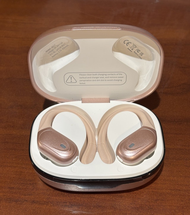 Wireless Over-Ear Bluetooth Earbuds Rose
