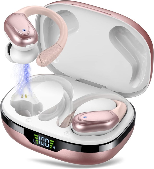 Wireless Over-Ear Bluetooth Earbuds Rose - photo 5