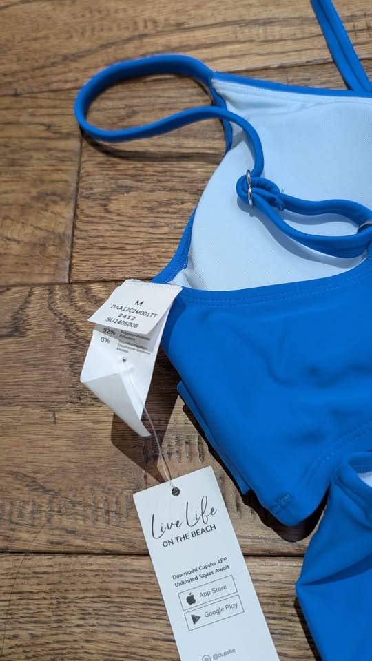 *NEW* (M) CUPSHE Bralette & High Waist Bikini Set - photo 4