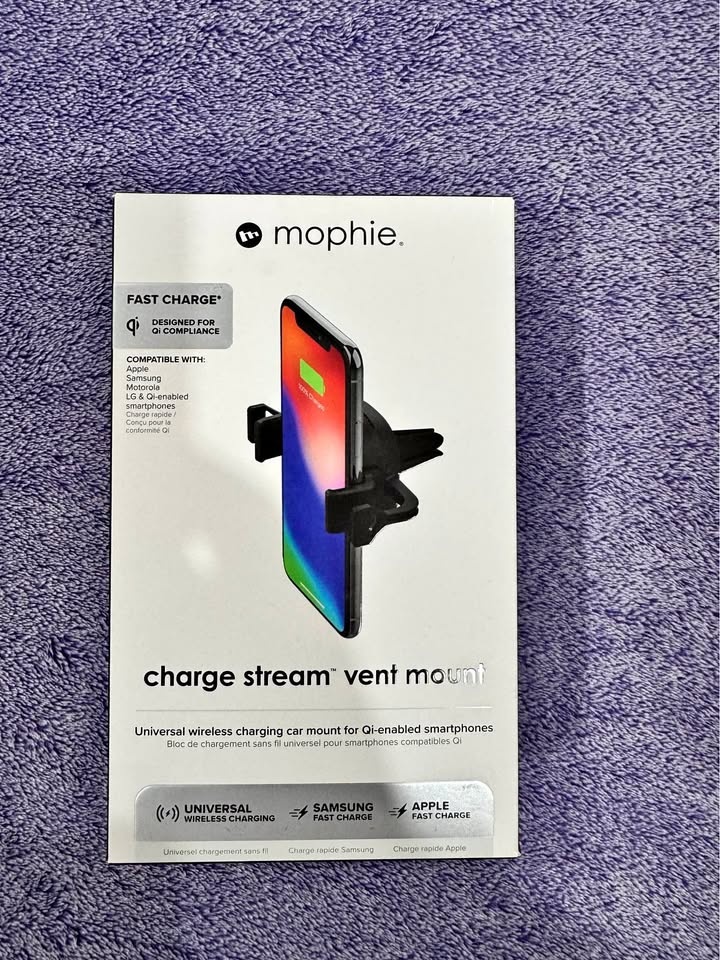 Mophie Charge Stream Vent Mount – Wireless Car Charger
