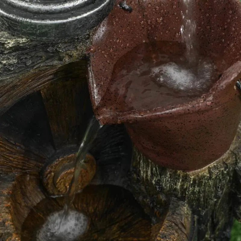 🌊 Rustic 3-Tier Waterfall Fountain image indicator(4)