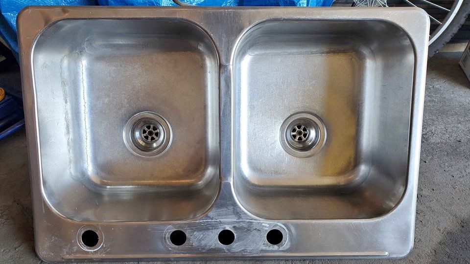 Kitchen Double Metal Sink