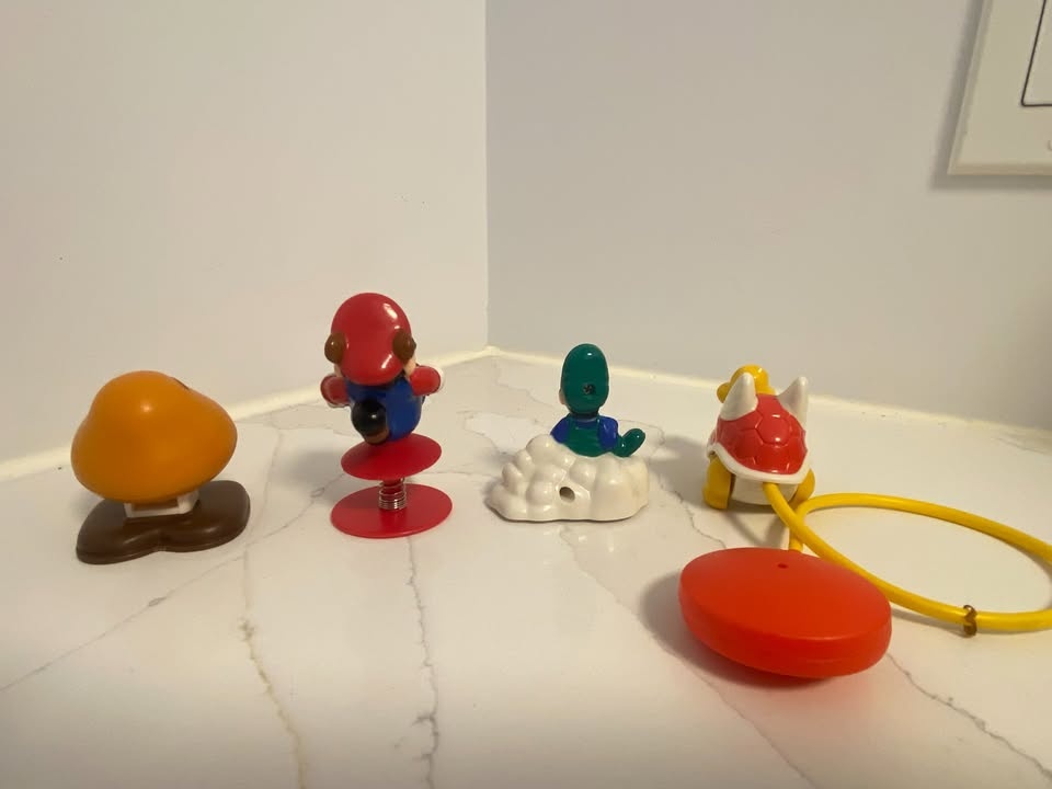 1988 Vintage Super Mario Bros. McDonald's Happy Meal Toys (Compl - photo 2