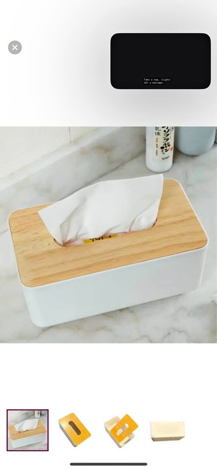 Stylish tissue holder