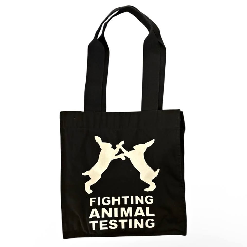 LUSH Fighting Animal Testing Tote Bag
