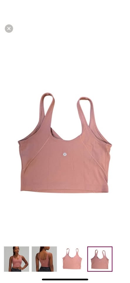 Lululemon Pink Align Tank Cropped Tank - photo 3