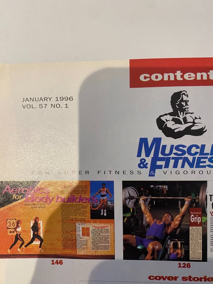 Vintage 1996 Muscle & Fitness Magazine - Jan Issue - photo 2