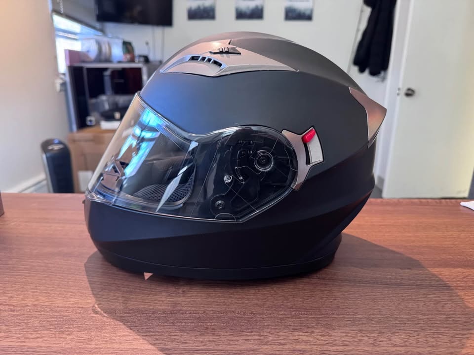 Motorcycle Helmet YEMA Large. DOT Approved. - photo 4