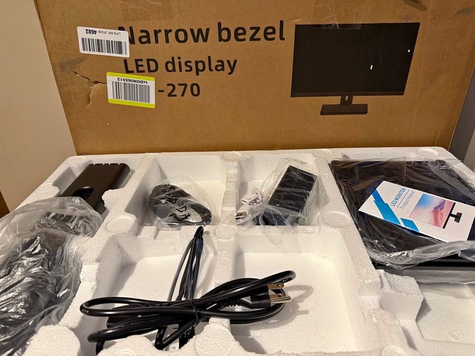 27" Narrow Bezel LED Monitor