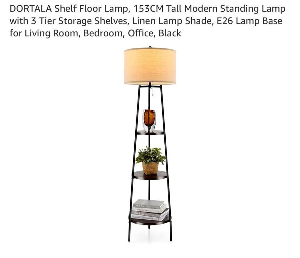 Modern Shelf Floor Lamp 💡📚