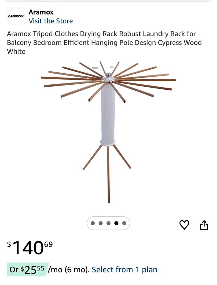 Aramox Tripod Clothes Drying Rack 🧺✨