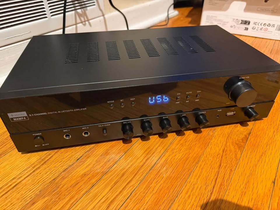 Channel Stereo Receiver - Bluetooth 5.3 Amplifier 🎶🎤 - photo 2