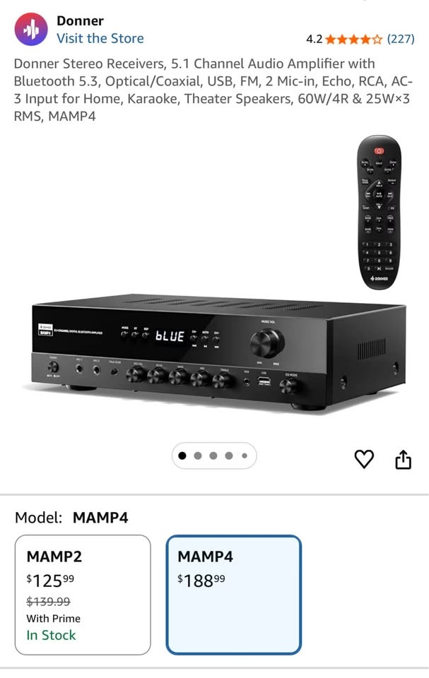 Channel Stereo Receiver - Bluetooth 5.3 Amplifier 🎶🎤 - photo 5