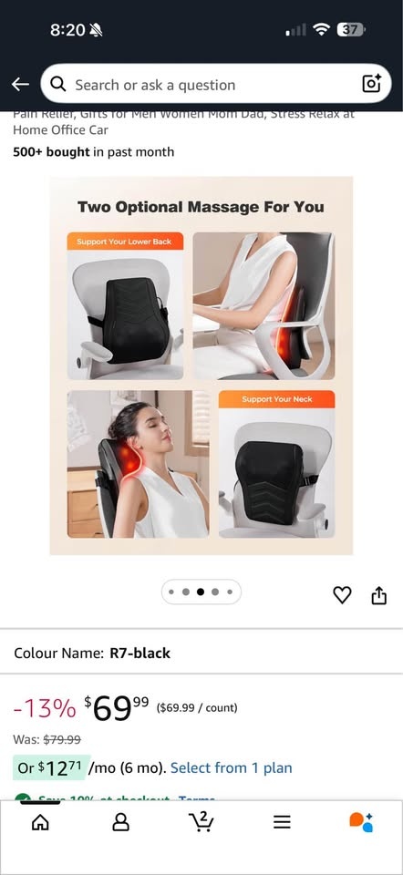 Shiatsu Massage Cushion - Comassa R7 - photo 5