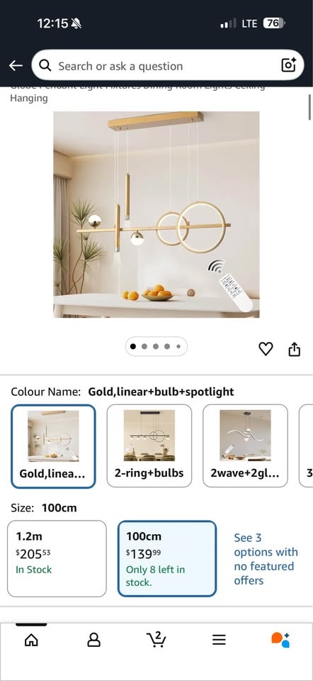 Modern Gold LED Chandelier ✨ - photo 4