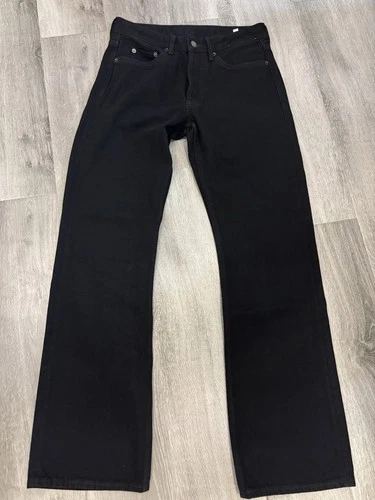 Acne Studios 2021M Vintage Black Denim Jeans Made in Italy Size