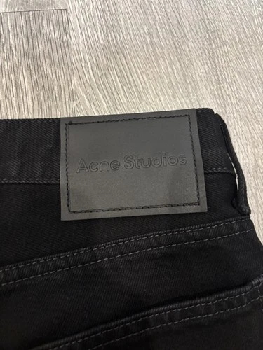 Acne Studios 2021M Vintage Black Denim Jeans Made in Italy Size - photo 3