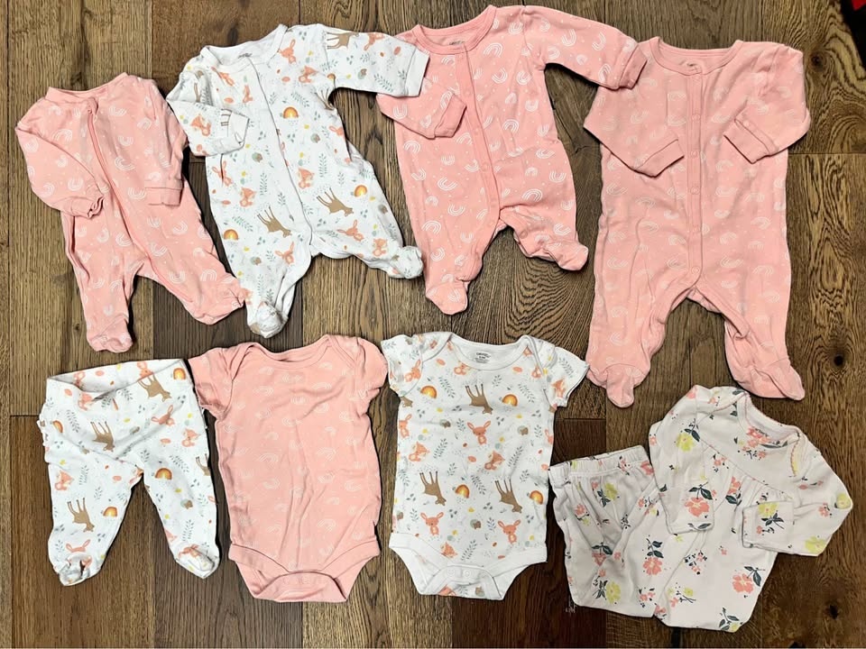 Baby Girl Premie/NewBorn/0-3 Month Matching Sets